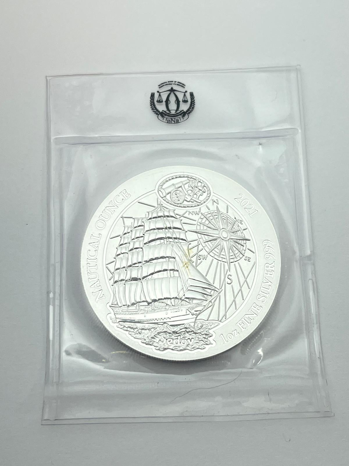 50 Amafranga Serie – Nautical Ounce Komplett Samling 2017–2024 – 9 x 1 oz Silver