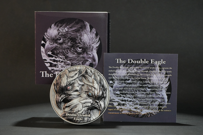 Cameroon - Double Headed Eagle Bi-Metal - 2 oz silver & 11,5 oz Copper