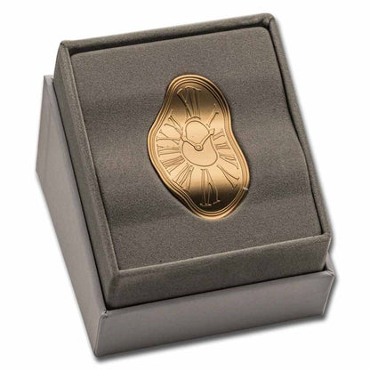 Niue - MELTING CLOCK Salvador Dali Gilded - 1,5 oz