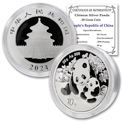 Panda with NGC MS 70 grading 30 gr