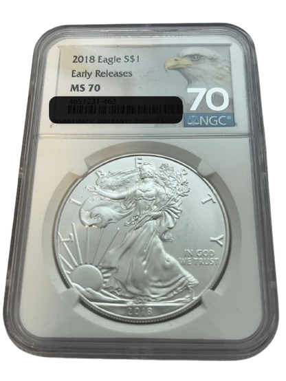 American Silver Eagle NGC MS 70 Early release
