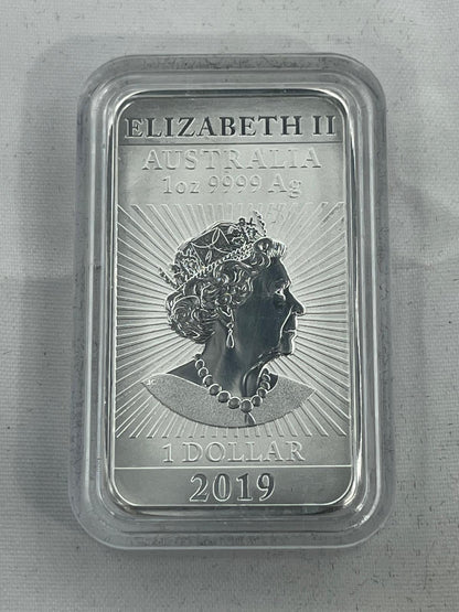 Silver bars Rectangular Dragons 8 x 1 oz