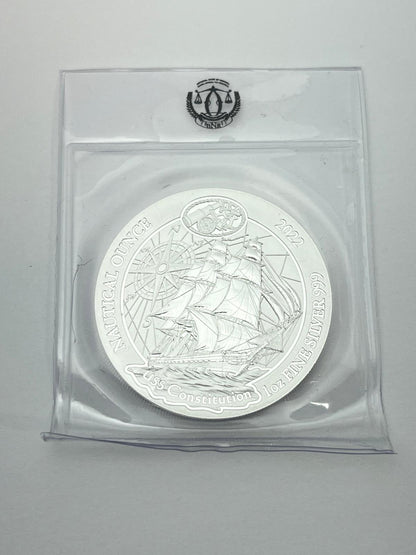 50 Amafranga Serie – Nautical Ounce Komplett Samling 2017–2024 – 9 x 1 oz Silver