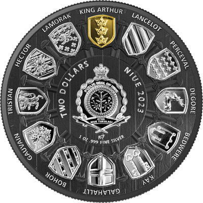 Niue - Camelot - Arthur Pendragon - Multimetal - 1 oz