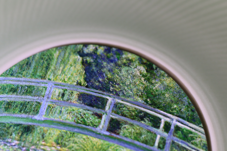 Chad -  Water Lily Pond 1889 By Claude Monet Celadon Porcelain - 2 oz