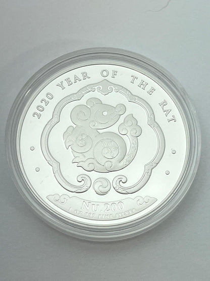 Kingdom of Bhutan –  Chinese Lunar Series 2017–2024 – 8 x 1 oz Silvermynt