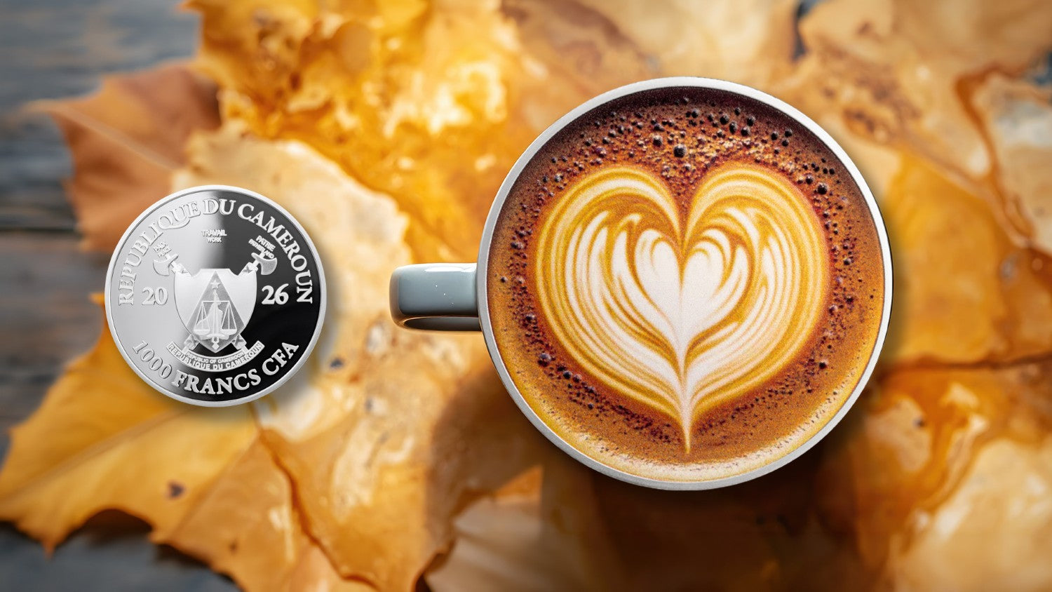 Cameroon - Cappuccino Heart - Food & Drinks - 1 oz