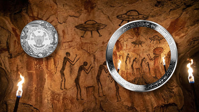 Cameroon - We are not alone – Prehistoric Alien Painting