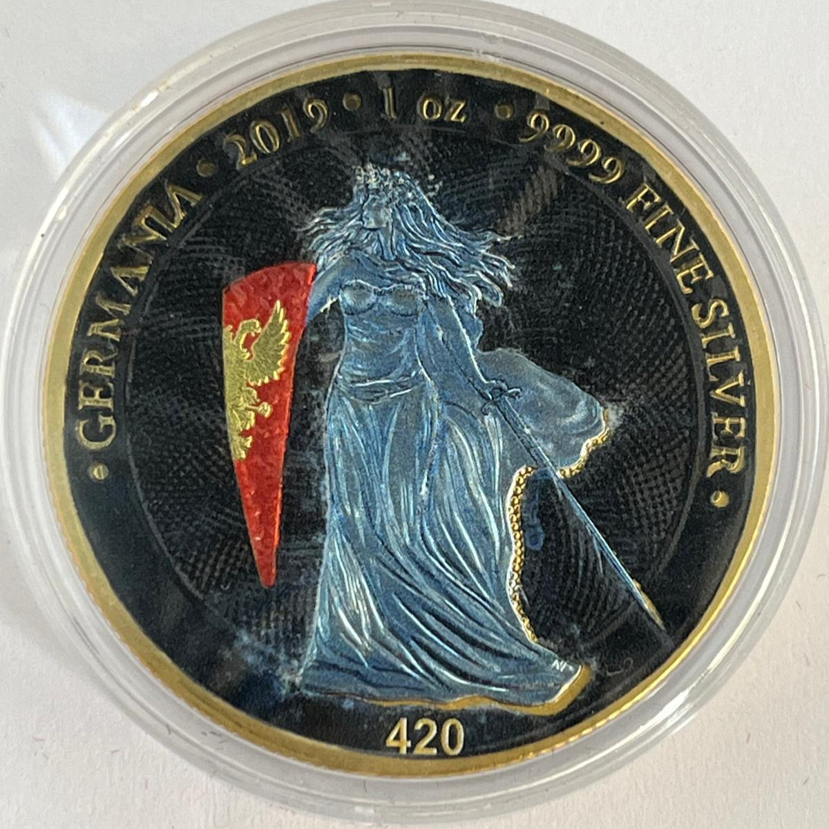 Germania Ice Space Series 24k Gold Plated 1 oz