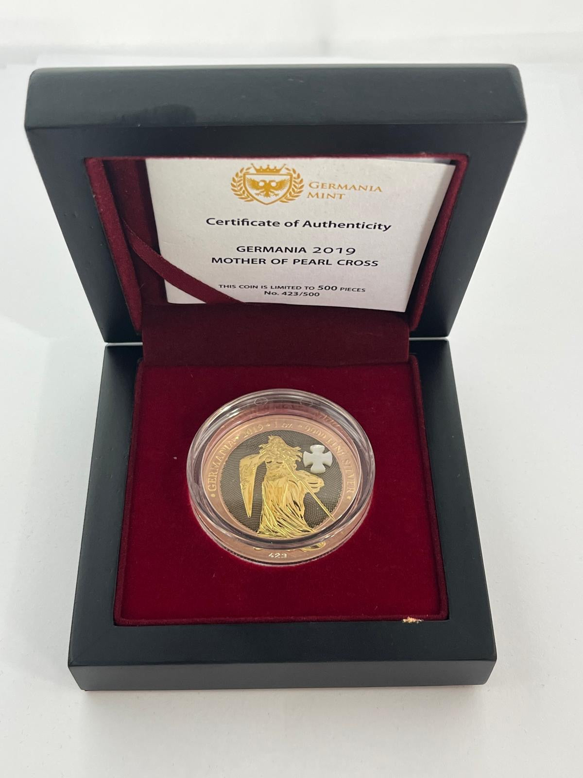 Allegories Cross Mother of Pearl Cross 1 oz