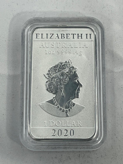 Silver bars Rectangular Dragons 8 x 1 oz