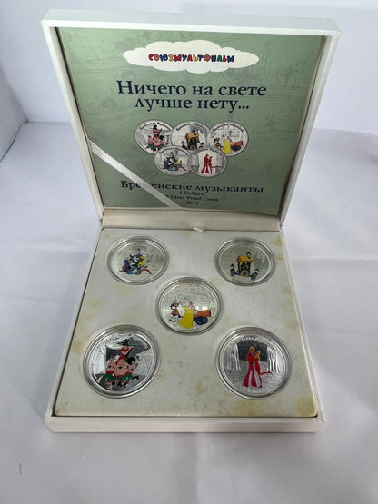 The Bremen Town Musicians Cartoons set 5 x 1 oz