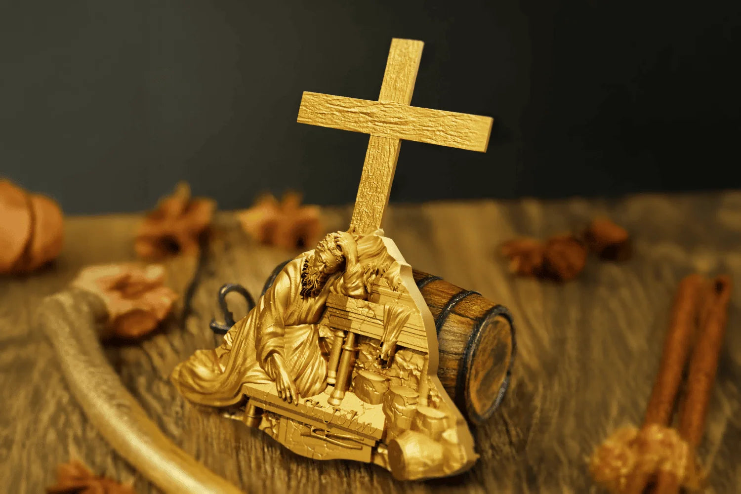 Cameroon - Saint John 12 Apostle Series GILDED - 2 oz