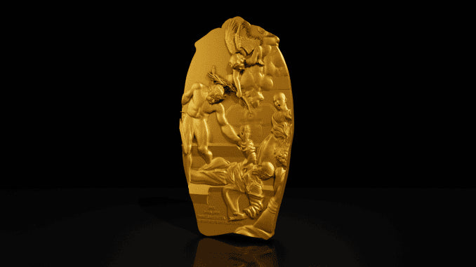 Cameroon - Saint Matthew 12 Apostle Series GILDED - 2 oz