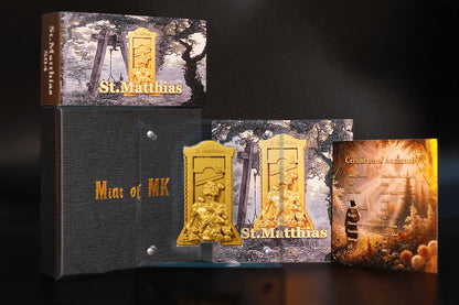 Cameroon - Saint Matthias 12 Apostle Series GILDED - 2 oz