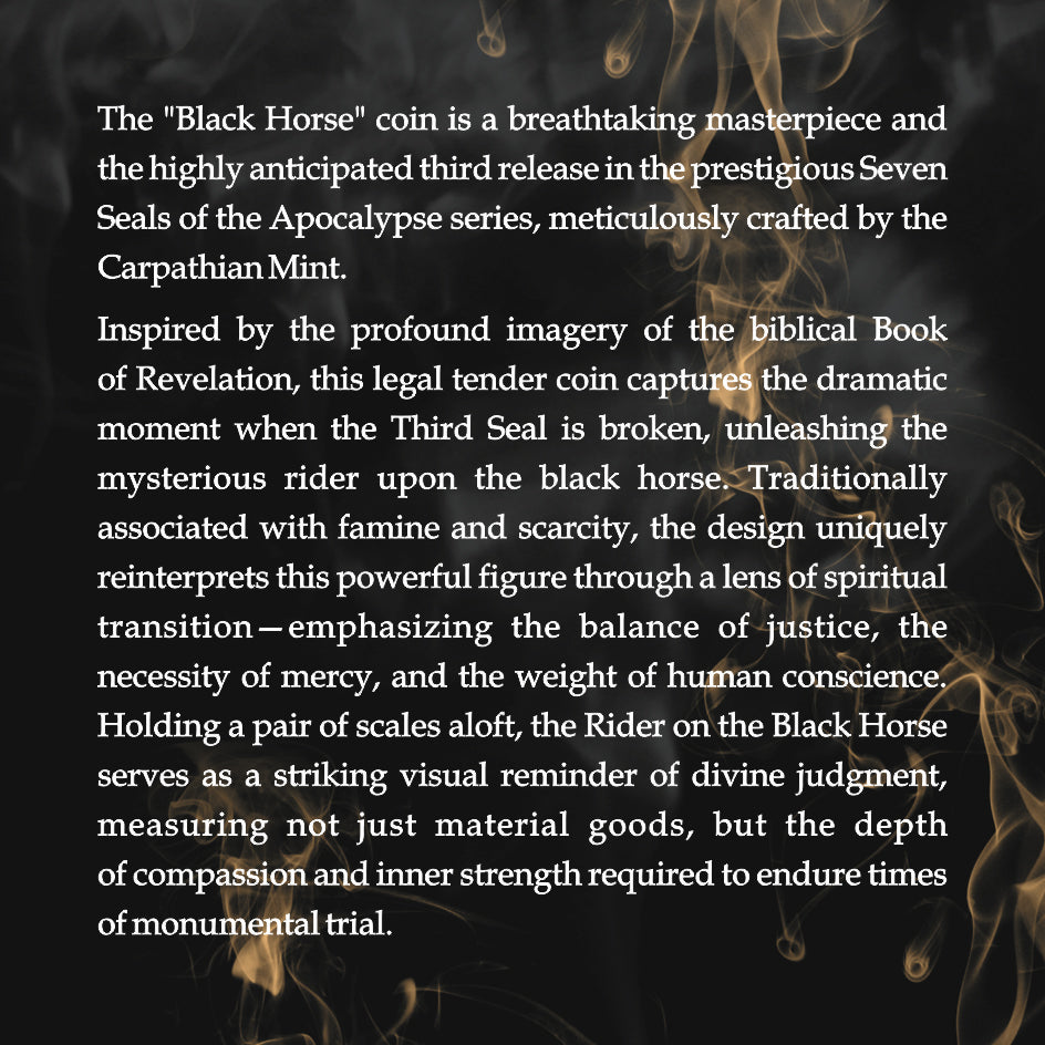 Niue - Seven Seals of the Apocalypse - Black Horse