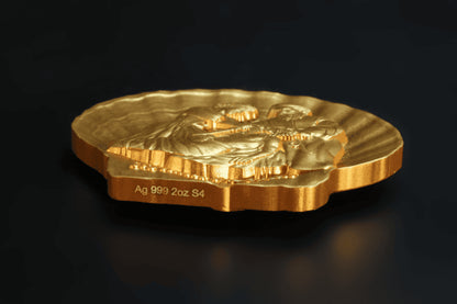 Cameroon - Saint James The Great 12 Apostle Series GILDED - 2 oz