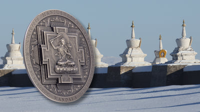Mongolia - Archeology & Symbolism - Manjushri Mandala Antiqued