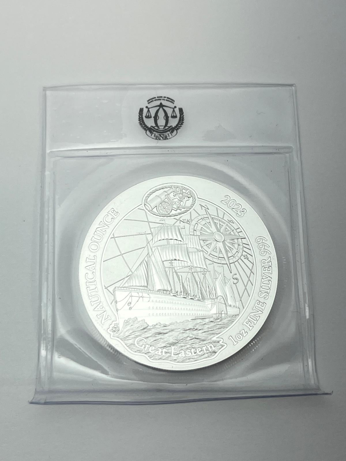 50 Amafranga Serie – Nautical Ounce Komplett Samling 2017–2024 – 9 x 1 oz Silver