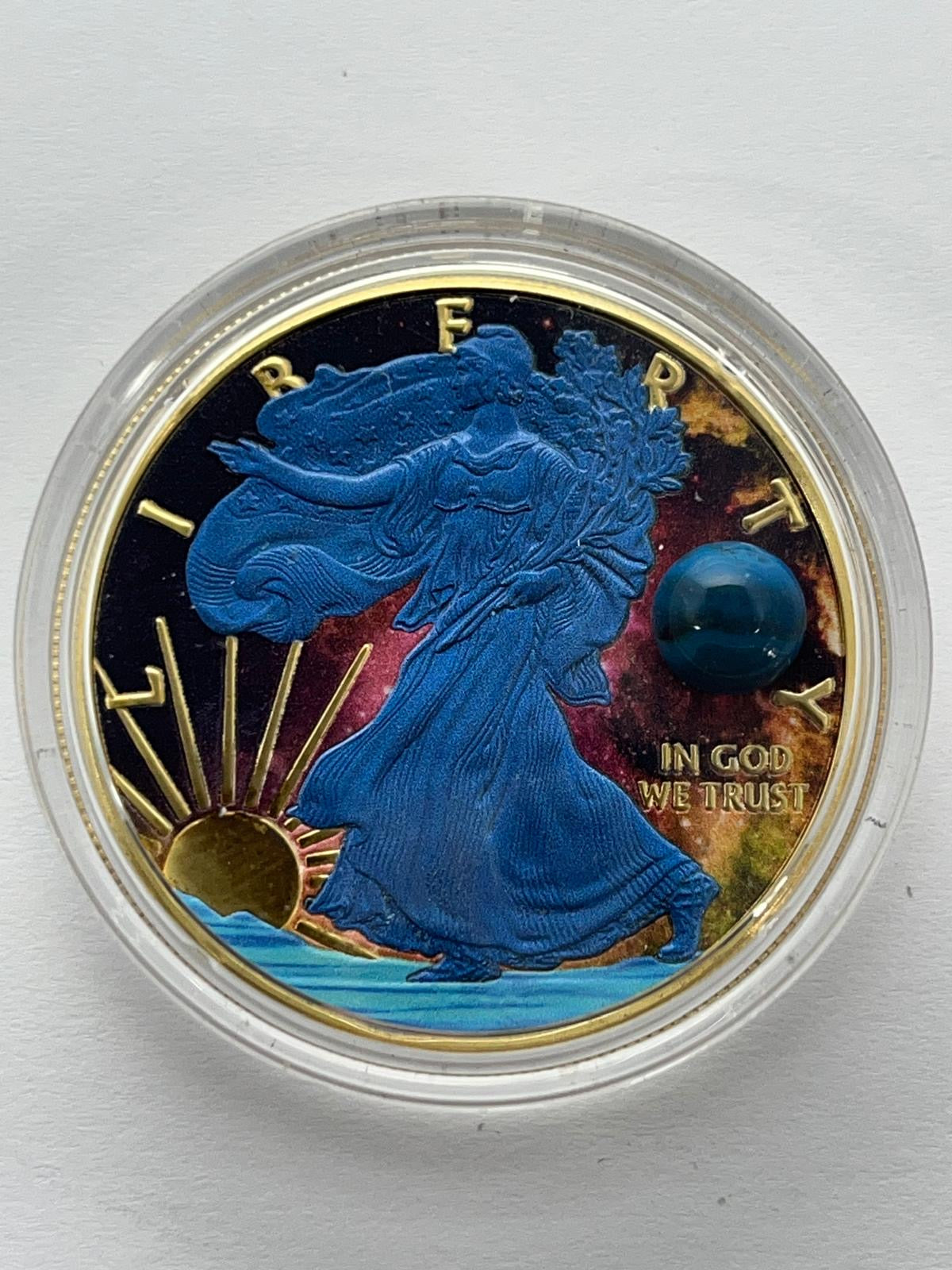 Astronomy Blue Stripe Agate - 1 oz