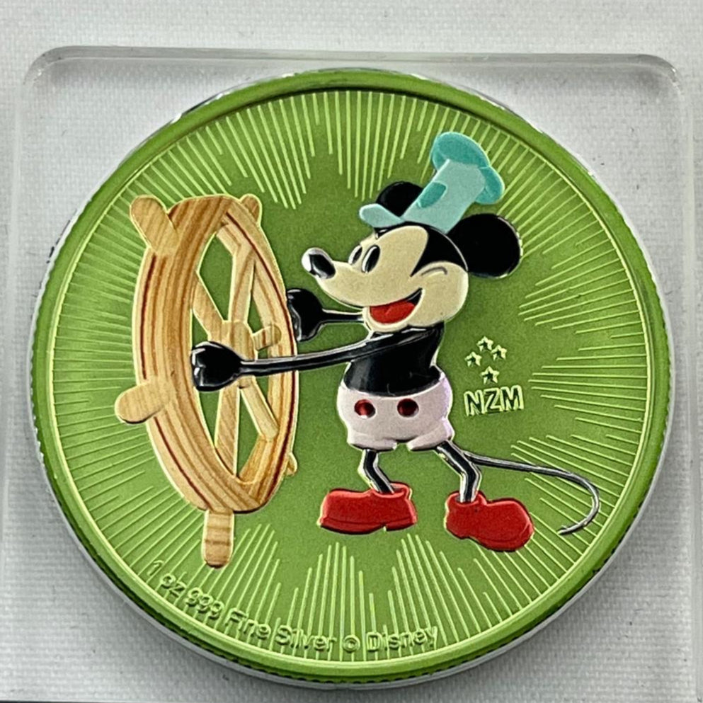 Mickey Mouse Steamboat Willie Green 1 oz