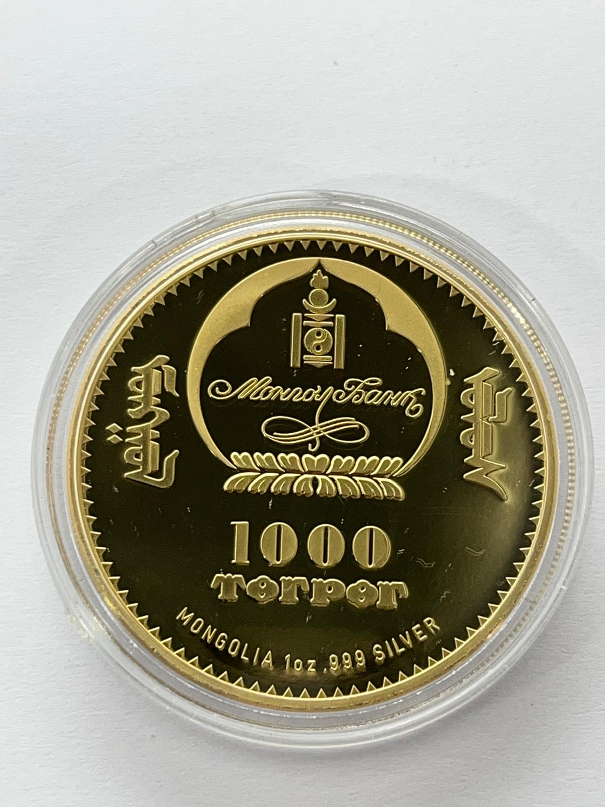 Chinggis Kahn Silver - 1 oz