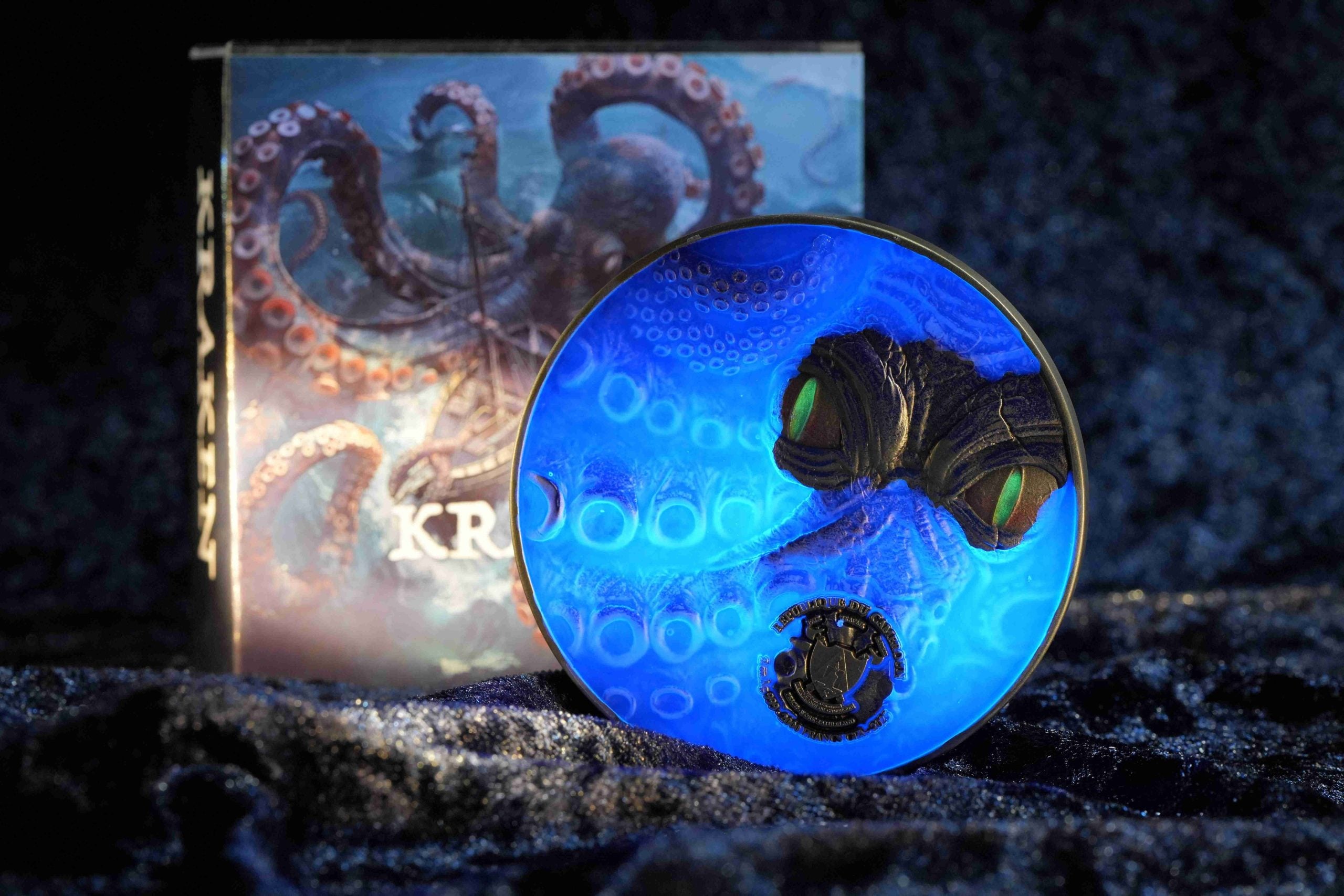 Cameroon - Kraken Bi-Metal - 2 oz silver & 11,5 oz Copper