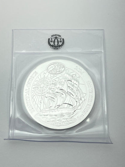 50 Amafranga Serie – Nautical Ounce Komplett Samling 2017–2024 – 9 x 1 oz Silver