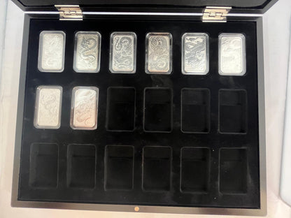 Silver bars Rectangular Dragons 8 x 1 oz