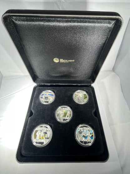 1 Box Heroes &amp; Villains 5 x 1 oz set