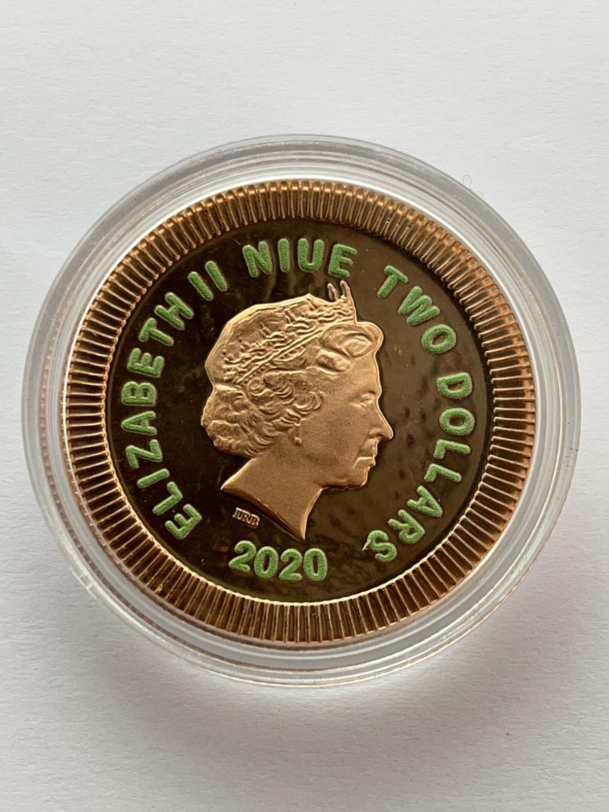 Athenian Owl Bronze Ring Green Eyes - 1 oz