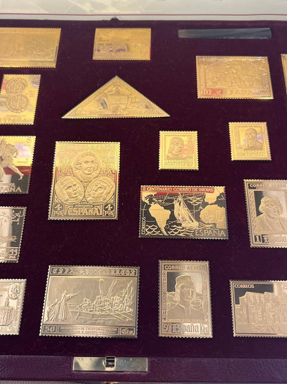 THE DISCOVERY OF THE AMERICAS COLLECTION 25 X 29 gr total 725 gr silver