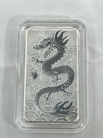 Silver bars Rectangular Dragons 8 x 1 oz
