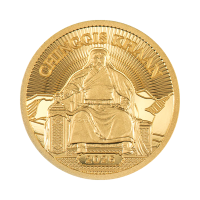 Mongolei - CHINGGIS KHAAN Gold - 0,5 g