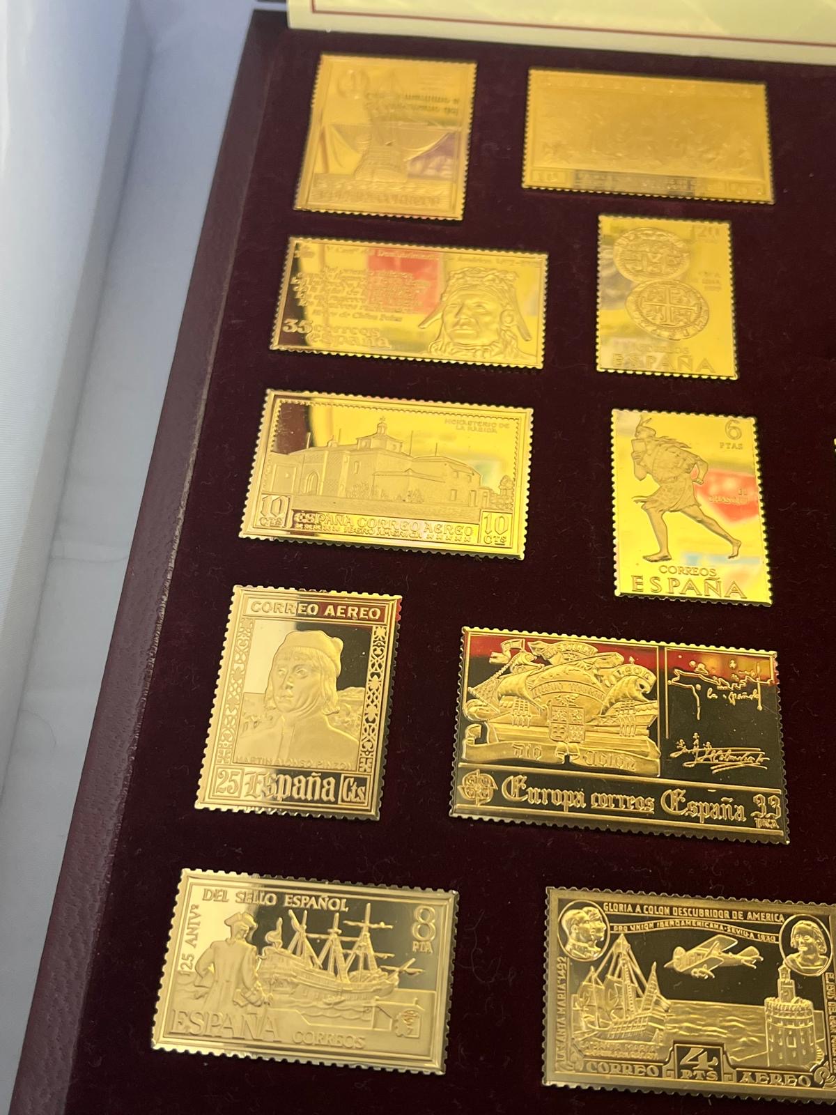 THE DISCOVERY OF THE AMERICAS COLLECTION 25 X 29 gr total 725 gr silver