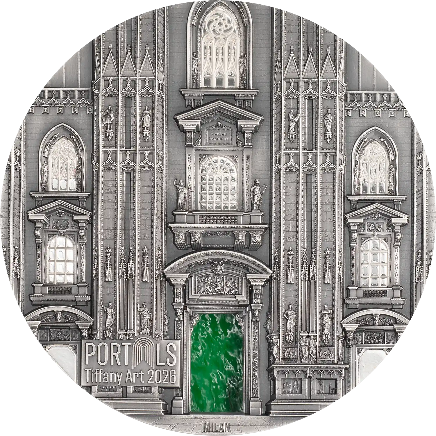 Cook Islands - TIFFANY ART PORTALS MILAN &amp; PRAGUE 2026 - 3 oz