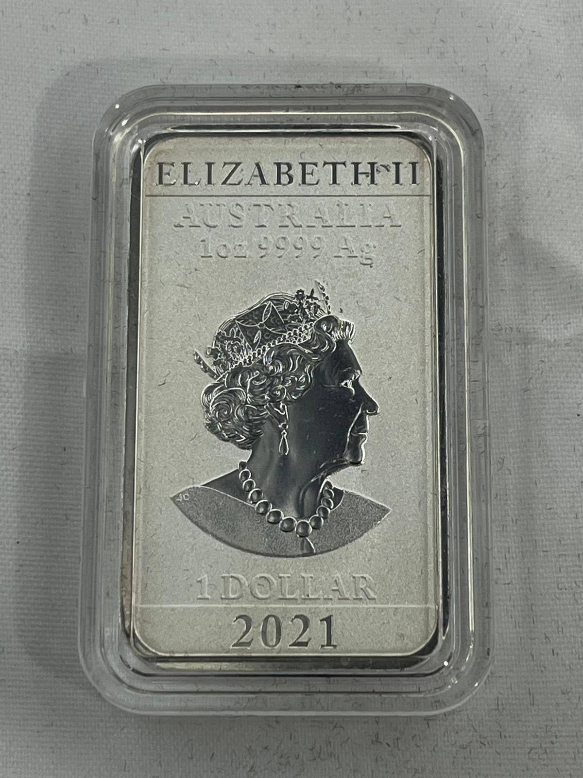 Silver bars Rectangular Dragons 8 x 1 oz