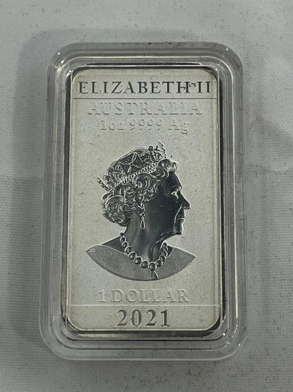 Silver bars Rectangular Dragons 8 x 1 oz