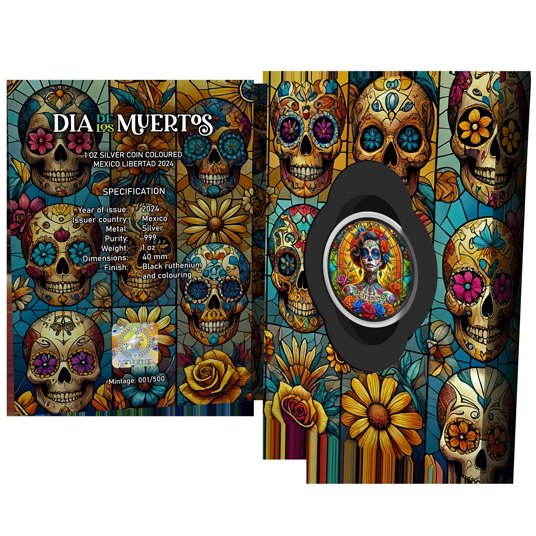 Día de los Muertos - Stained Glass Edition 1 oz