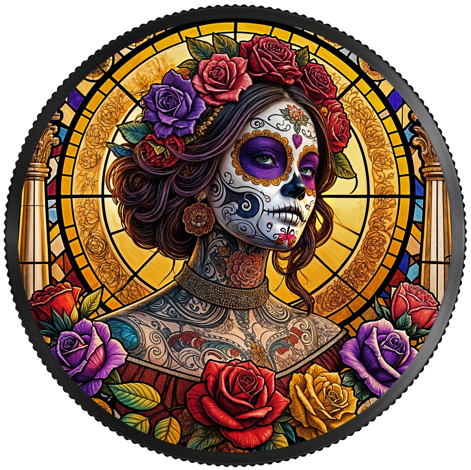 Día de los Muertos - Stained Glass Edition 1 oz