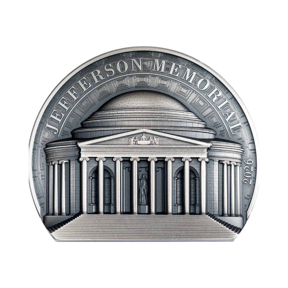 Cook Islands - Historical Monuments - Jefferson Memoria - 2 oz