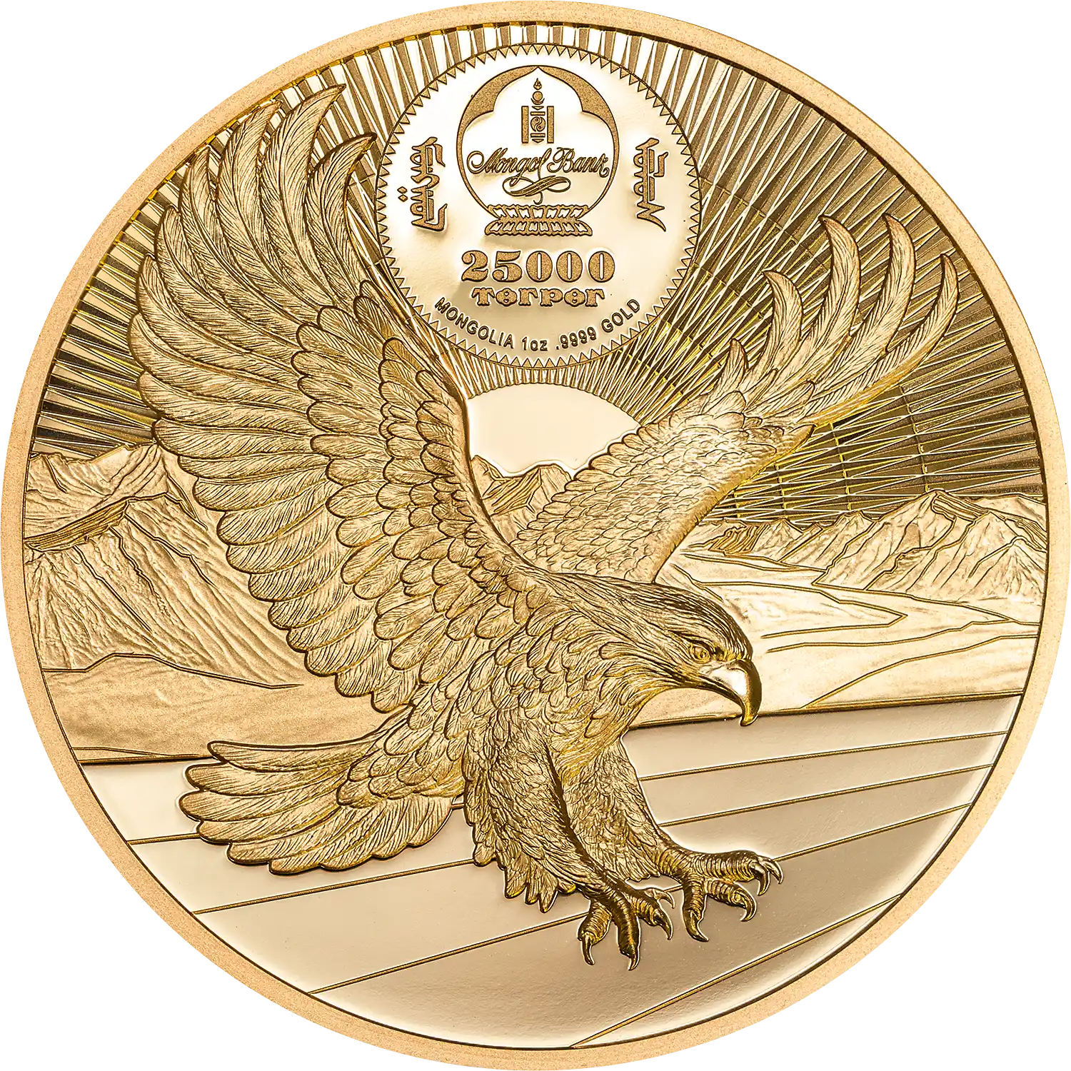 Mongolia - CHINGGIS KHAAN Gold - 1 oz