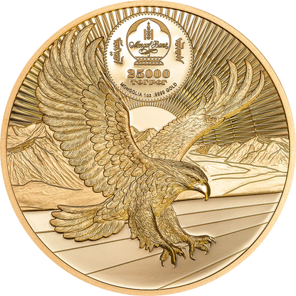 Mongolia - CHINGGIS KHAAN Gold - 1 oz