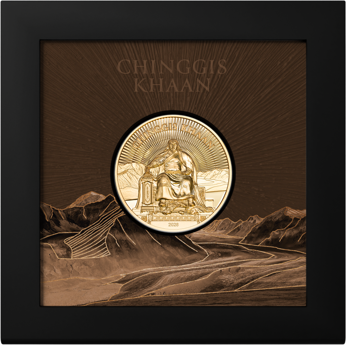 Mongolia - CHINGGIS KHAAN Gold - 1 oz