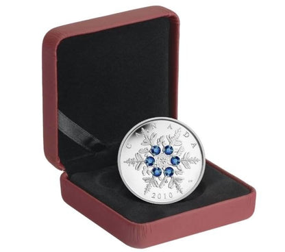 Snowflake - Swarovski Blue Crystal 1 oz