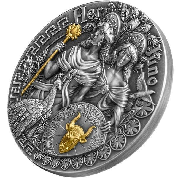 Hera and Juno - Antique Finish Gilded 2 oz