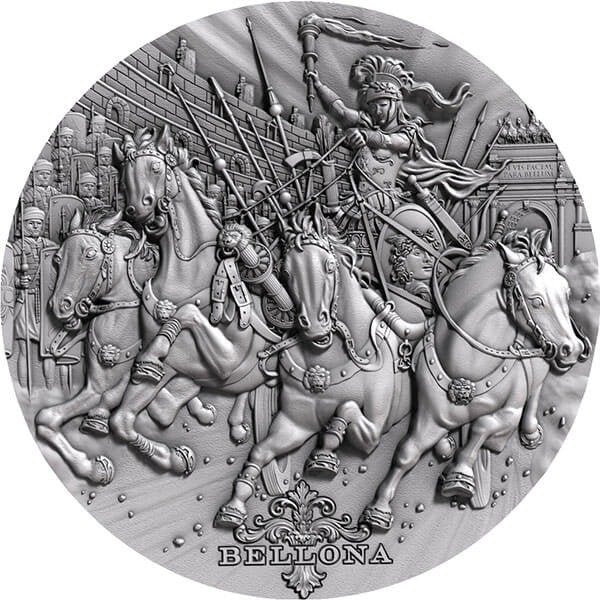 Bellona - Roman Gods - Antique Finish 2 oz