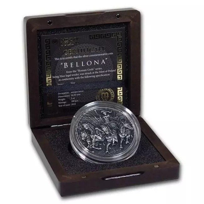 Bellona - Roman Gods - Antique Finish 2 oz