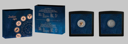 Scorpio - Zodiac Signs - Antique Finish 1 oz
