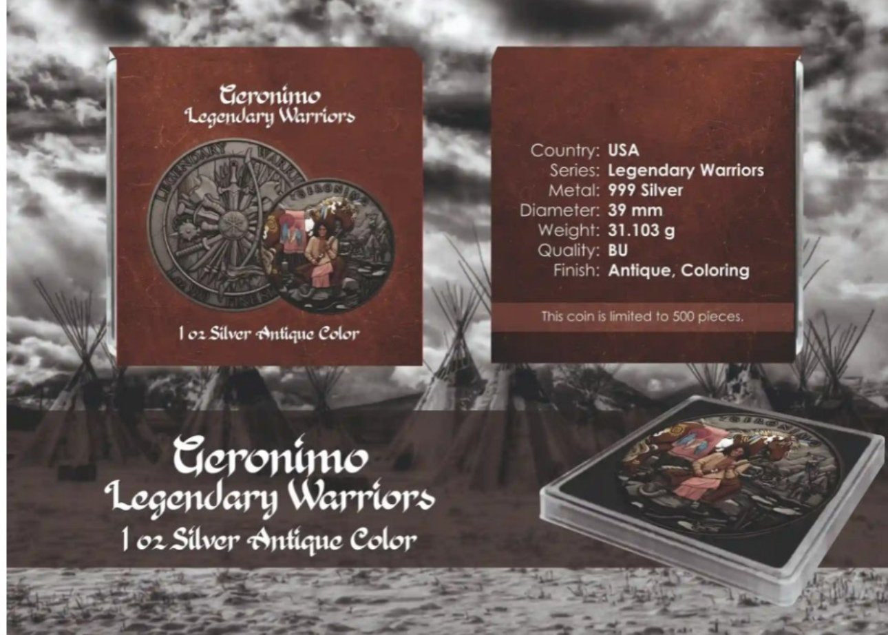 Geronimo - Legendary Warriors 1 oz